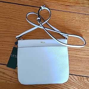 Lauren Ralph Lauren cream crossbody, NWT